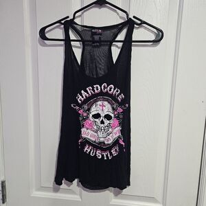 Hustler Skull Tank Top, Small